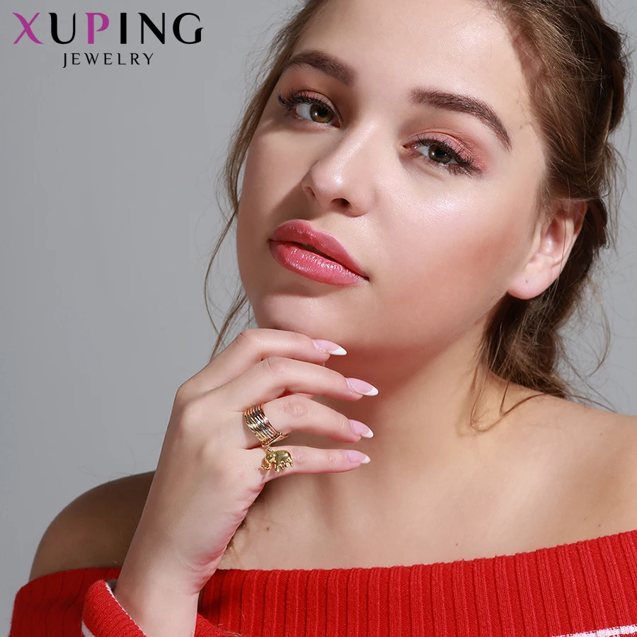 Xuping ювелирные изделия изысканное многоцветное кольцо со слоном для женщин