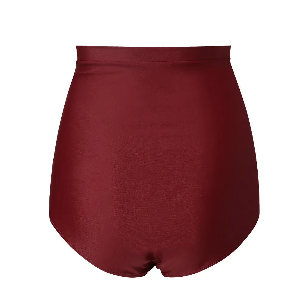 Women High Waist Bikini Sexy Swim Pants Shorts Bottom Swimsuit Ruched Swimwear Bathing suit Beach Wear Biquini 2020 | Женская одежда