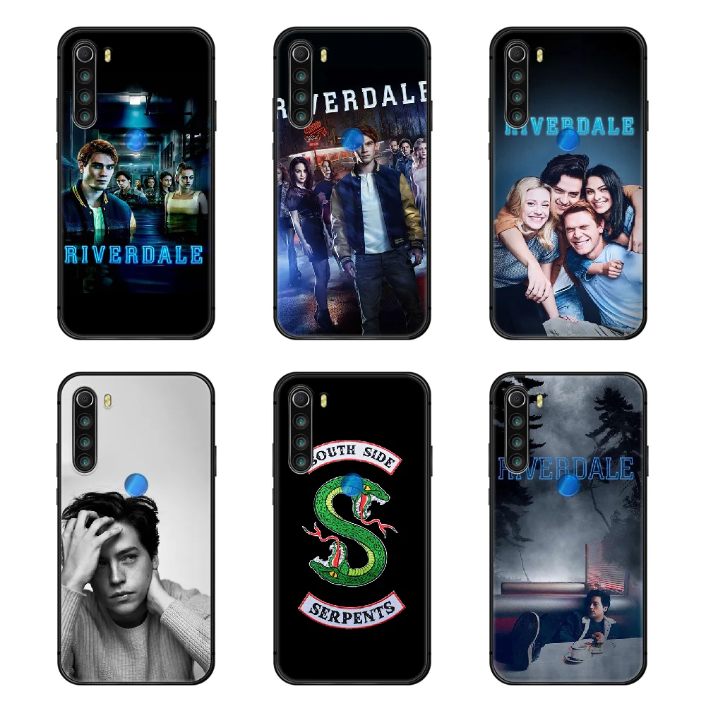 Чехол riverdale Cole Sprouse для телефона Корпус Корпуса XIAOMI Redmi 7a 8a S2 K20 NOTE 5 5a 6 7 8 8t 9 9s pro max black