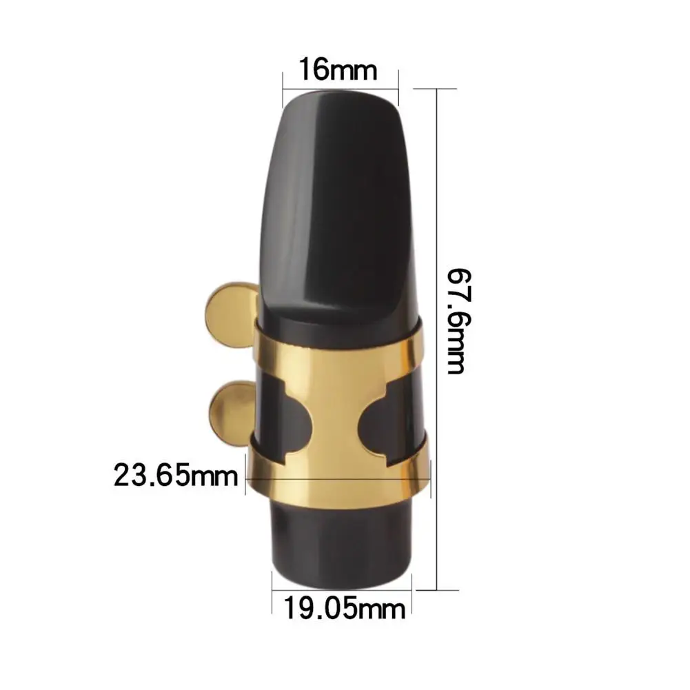

5pcs Set Saxophone Mouthpiece+Clip+Clip Cap+Reed+Dental Pad for Alto/Tenor/Soprano Sax Musical Instrument Accessories