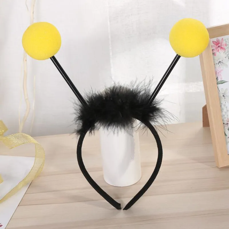 Светодиодная мигающая повязка на голову с антенной в виде пчелы| |