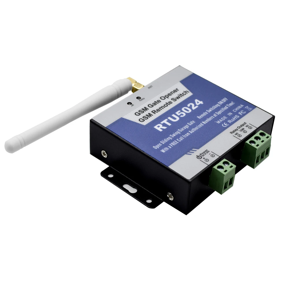 

RTU5024 GSM door opener relay wireless remote control open/close access control 3A/240VAC switch free call wireless 850/1900MHz