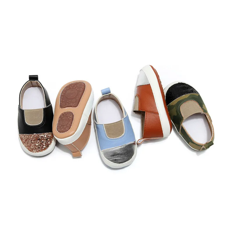 Кроссовки для новорожденных девочек и мальчиков Нескользящие кроссовки с