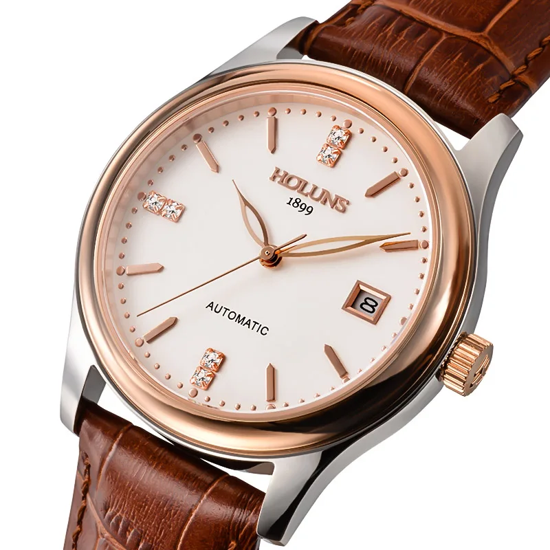 HOLUNS Мужские часы от топ бренда роскошные с бриллиантами подарки для мужчин