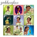 10 шт., стеклянные кабошоны для браслета, 122025 мм