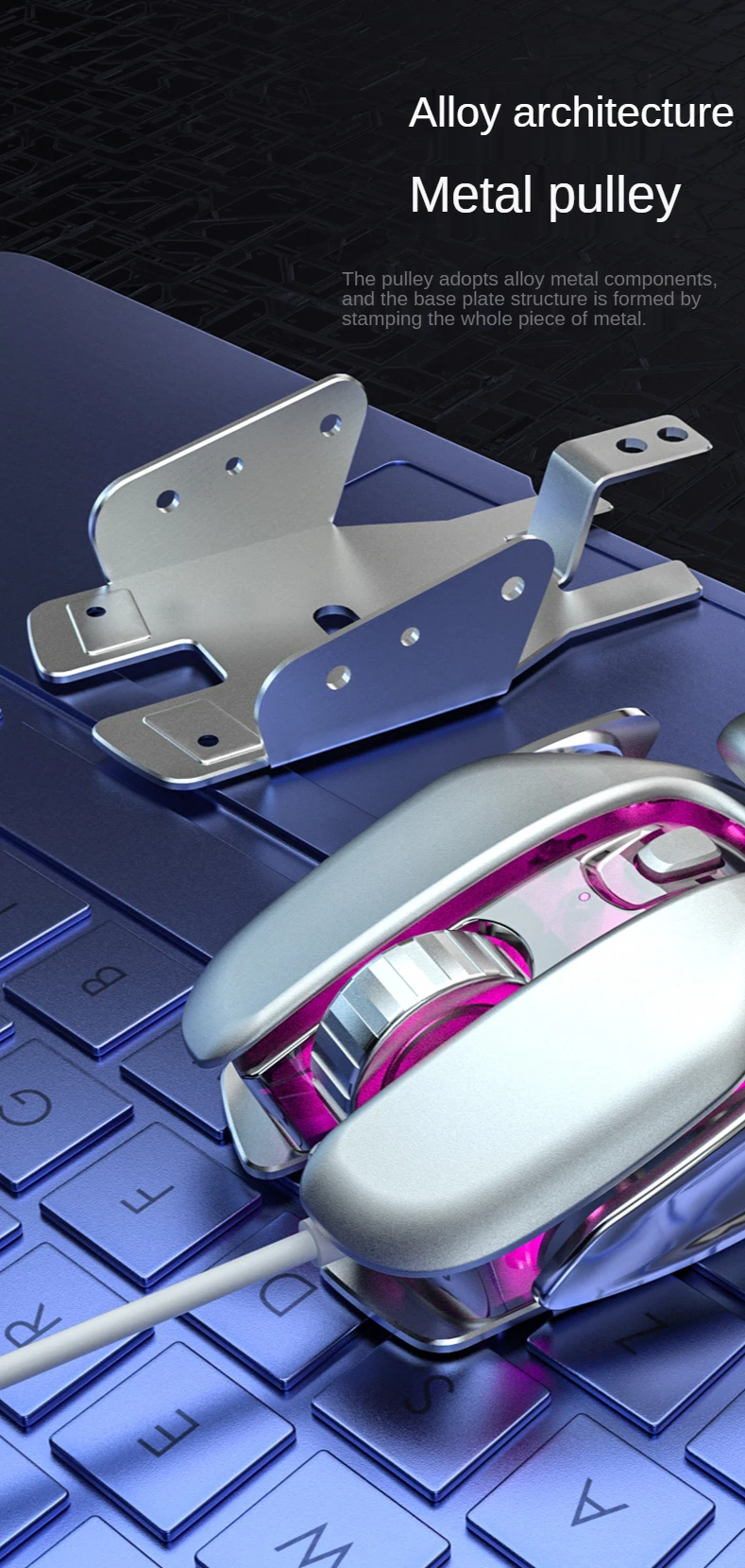 

Gaming mouse wired mechanical gaming chicken lol League of Legends csgo hand mark mouse mute