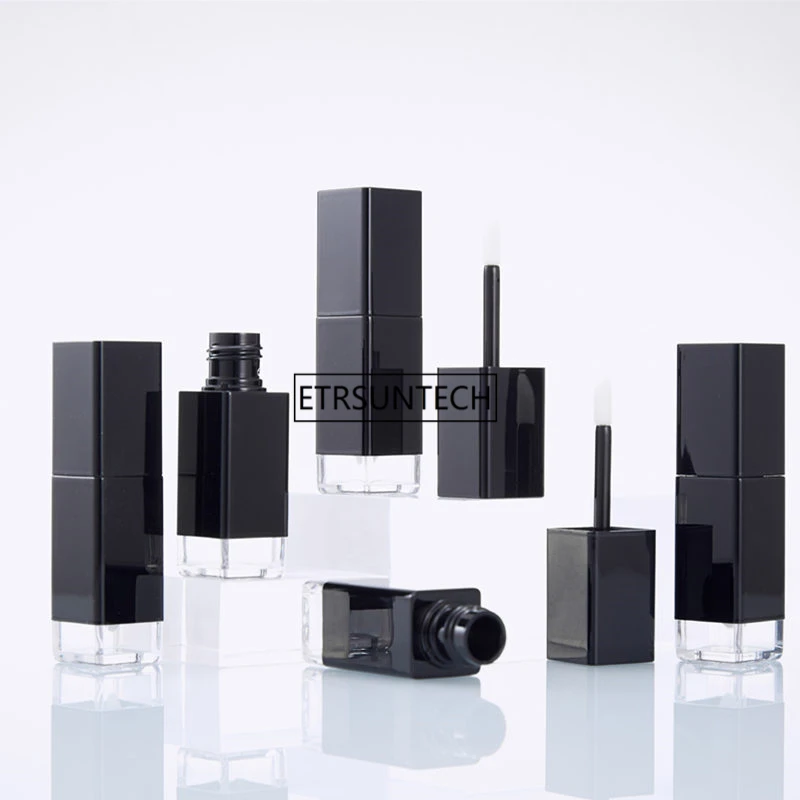 

100pcs 8ml Lip Gloss Tube Empty Plastic Lip Balm Bottle With Clear Body Lipstick Samples Vials Cosmetics Container Sale F3921