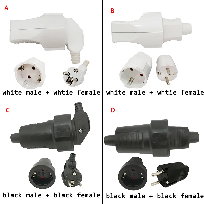 Универсальный переходник для ЕС и Германии 16 А 250 В|Электрические вилки| |