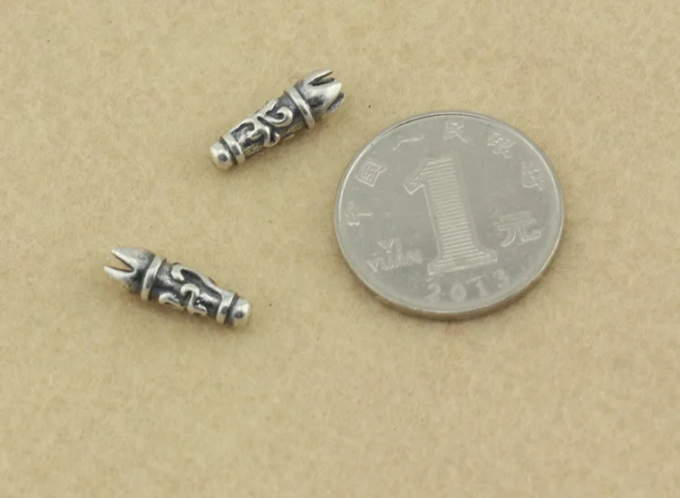 100% S925 серебро бусины модные классические ювелирные изделия крестообразное