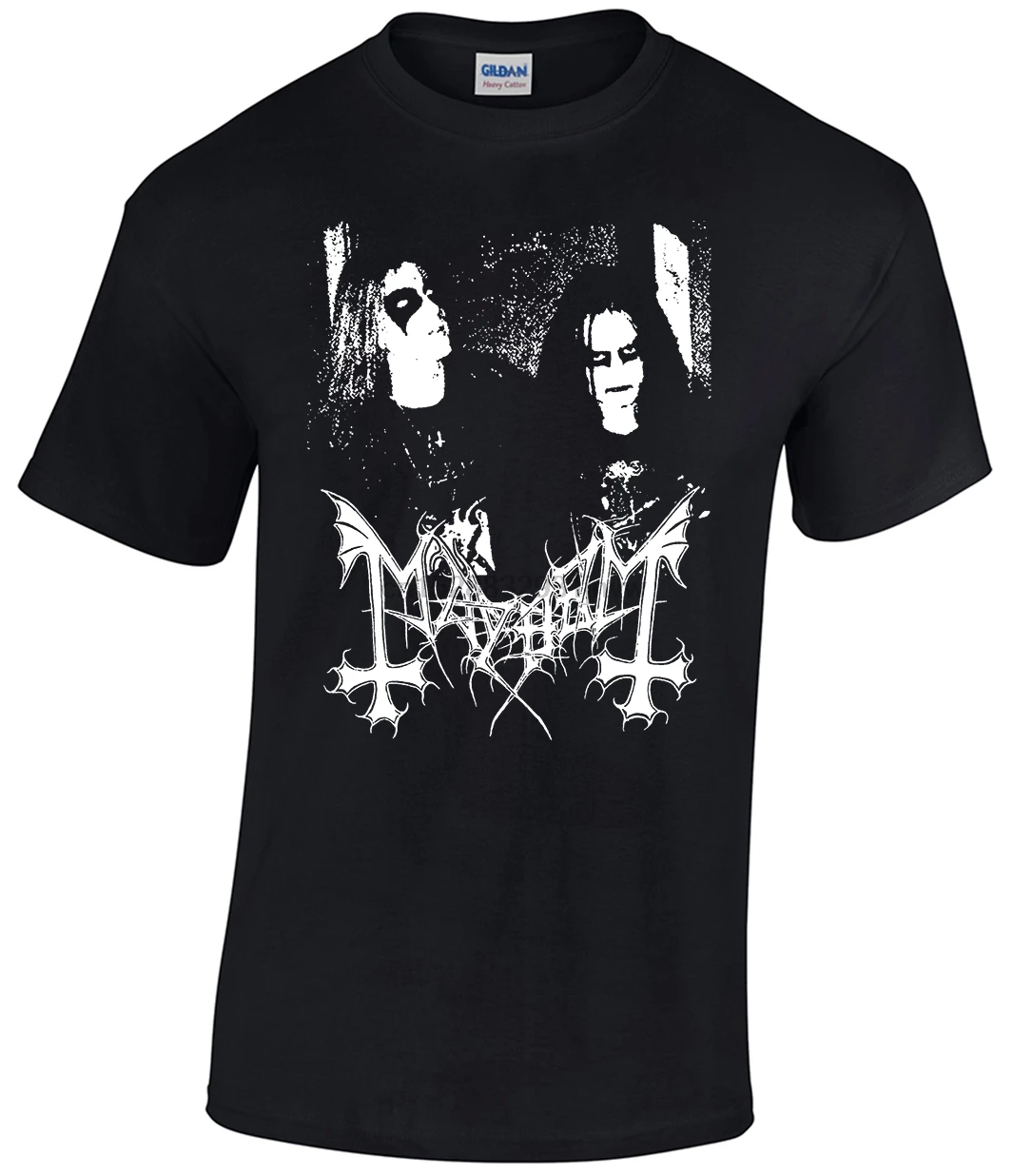 

Mayhem T-Shirt Dead Morbid Norwegian Black Metal Euronymous Hellhammer Watain Summer Style Hip Hop Men T Shirt Tops Tee