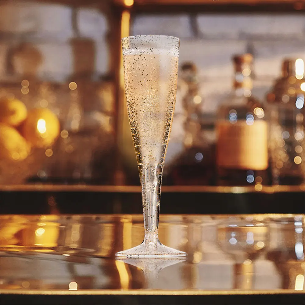 Одноразовые пластиковые бокалы для красного вина 5 шт./компл. свадебные