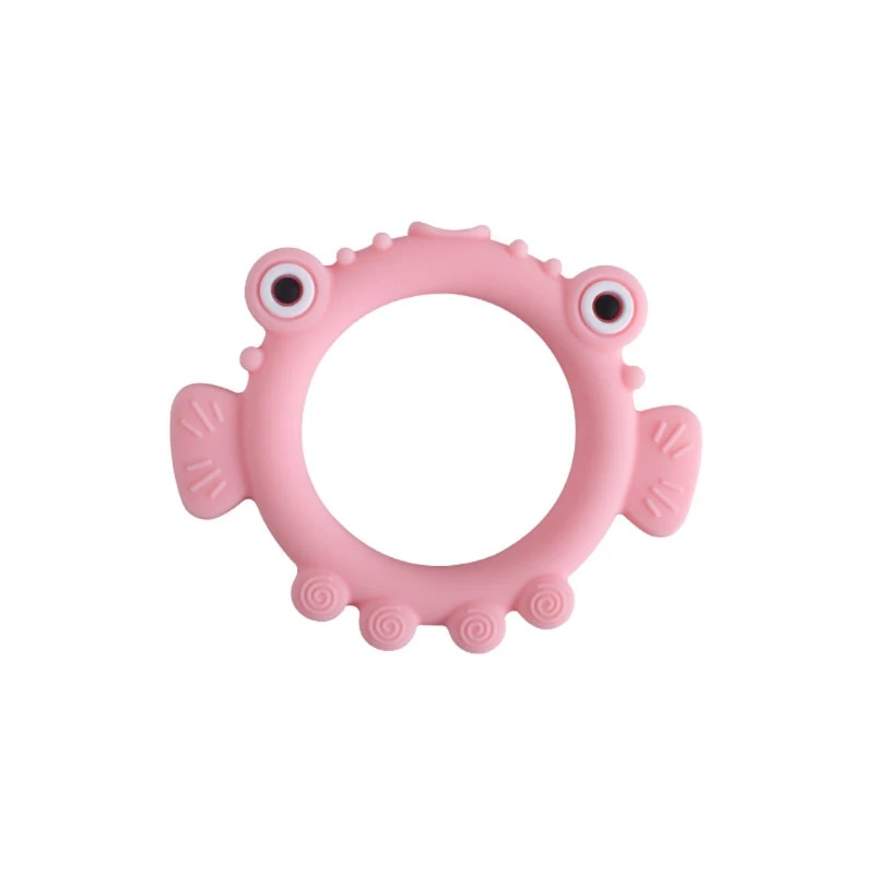 Силиконовый чехол с мультяшными рыбками для боковых зубов облегчение боли