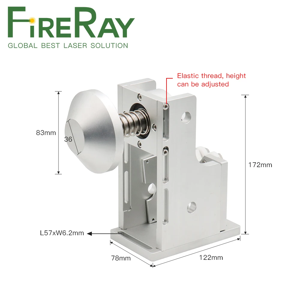 Роторный Зажимной патрон FireRay 80 мм и блок управления включает шаговый Драйвер DM542