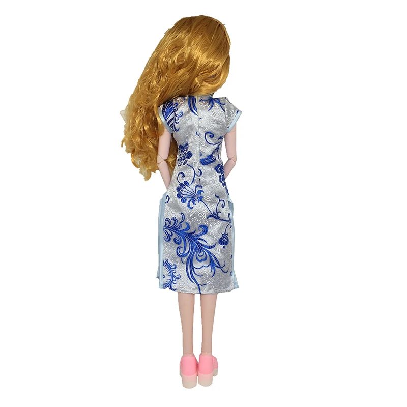 60 см куклы Чонсам в китайском стиле одежда для 1/3 BJD элегантное официальное платье