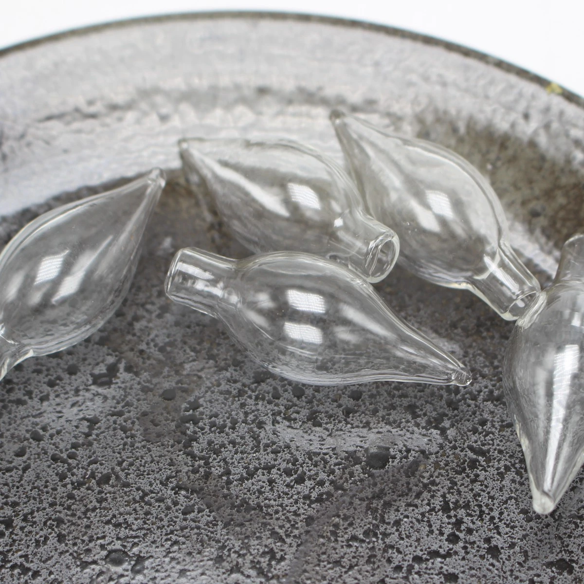 2 Sets Clear Empty 3D Teardrop Glass Bottle Vials Charm Pendants 16X38mm Memory Locket | Украшения и аксессуары