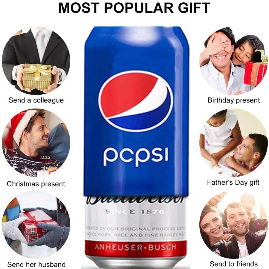 

Beer Can Cover Silicone Sleeve Hide a Beer Hide a Beverage Can Suit for Outdoors Events Party Parties Sport Games Beach Travel