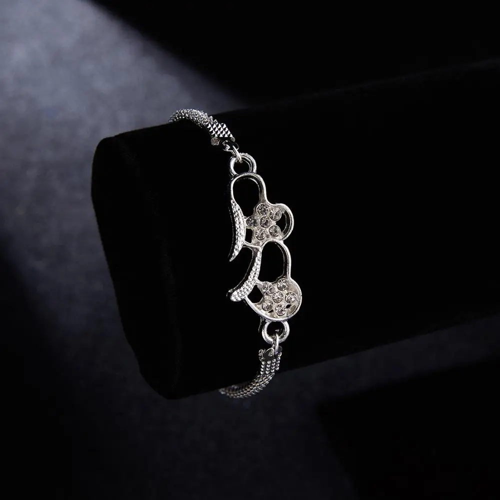 

Rhinestone Infinity Adjustable Bracelets Silver Plated Jewelry Owl Dragonfly Butterfly Cross Key Bowknot Flower Heart Bracelets