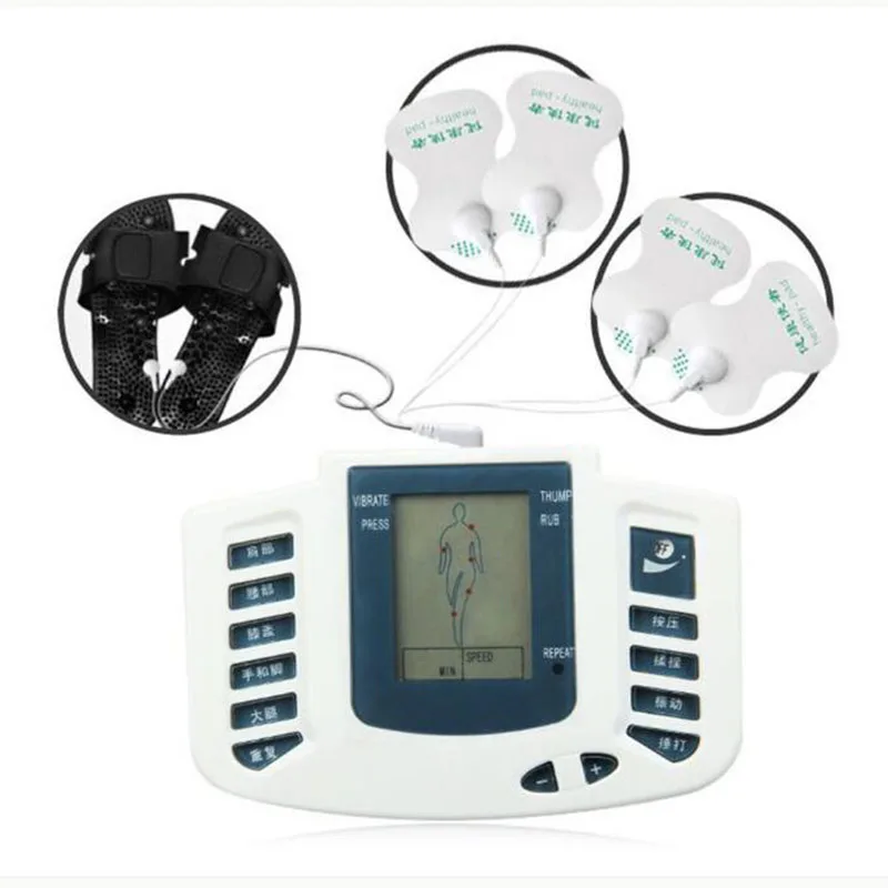 Цифровой электронный массаж тела для похудения импульсный мышц Расслабление