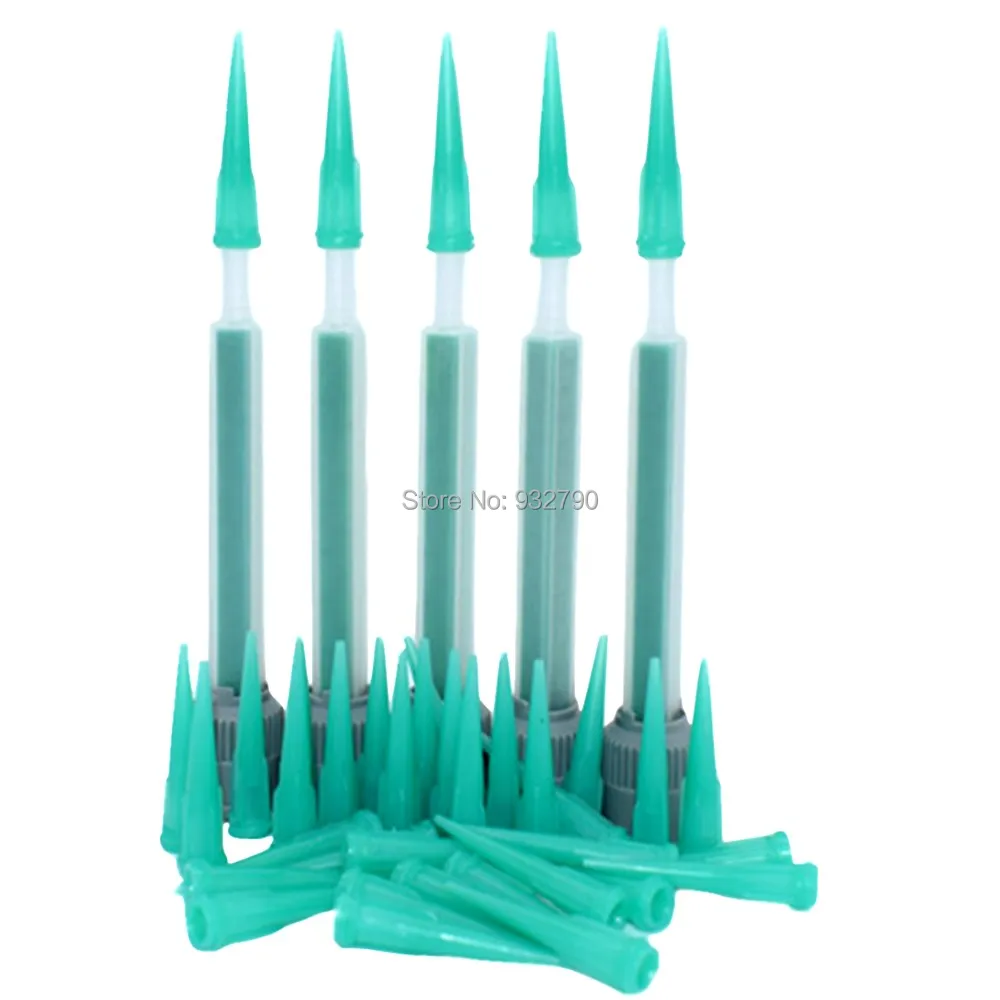 

100x18 г 22 г 25 г Жидкий Клей игла дозатора конические дозирующие наконечники и 5x1:1 эпоксидный клей AB смешивающие трубки сопла