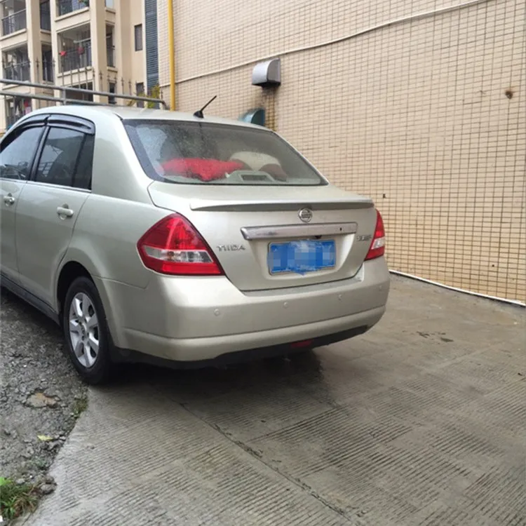 Спойлер для NISSAN TIIDA 2006-2009 высококачественный спойлер из АБС-пластика