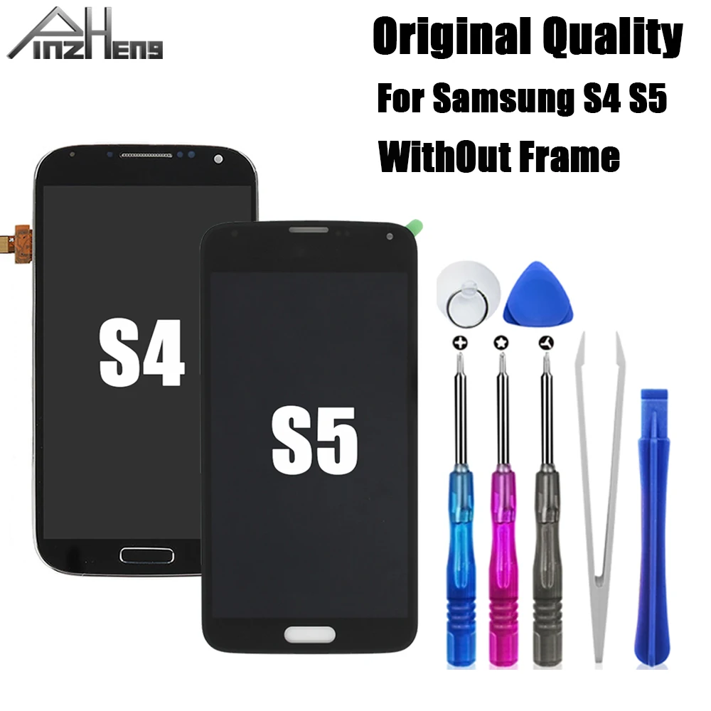 ЖК дисплей PINZHENG для Samsung Galaxy S4 S5 сенсорный экран дигитайзер в сборе GT i9505 i9500 G900P G900T