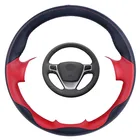 Подгонянная ручная сшитая оплетка из искусственной кожи для Toyota Verso EZ Avensis