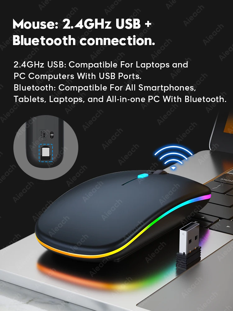 Фото Клавиатура Teclado с подсветкой совместимая Bluetooth для iPad Android Windows iOS телефона Клавиатура Teclado с подсветкой совместимая Bluetooth для iPad Android Windows iOS телефона