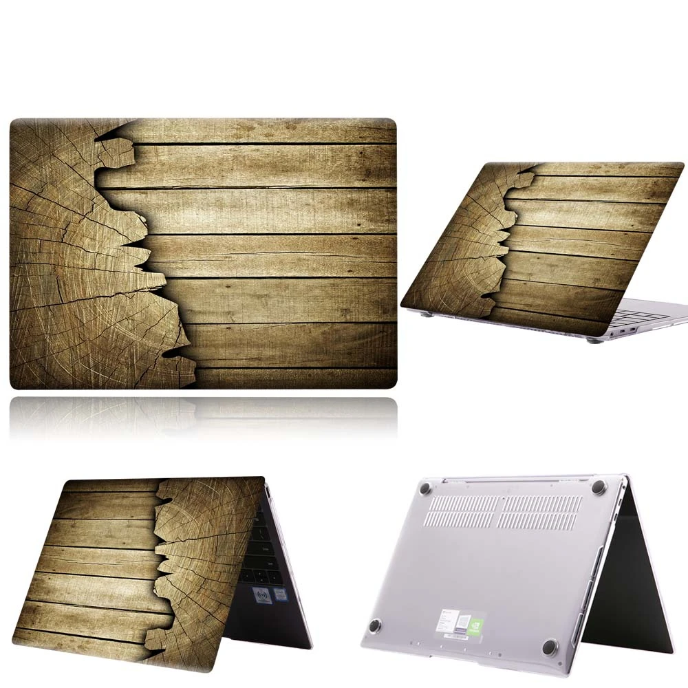 

Light Brown Wooden Board Laptop Case For Huawei MateBook 13/13 AMD Ryzen/14/D14/D15/X 2020/X Pro/Pro 16.1/Honor MagicBook 14/15