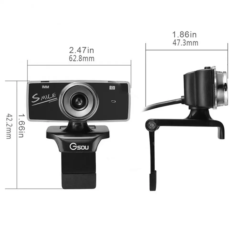 

B18S HD Free Drive Desktop Computer Camera With Mic Microphone For Computer PC Laptop Tab Conference Webcast Camera