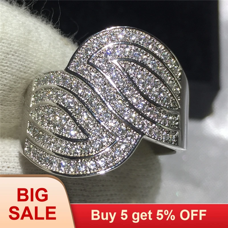 Роскошный набор из 100 шт. камней 5A циркон 10 карат заполненное Белое золото