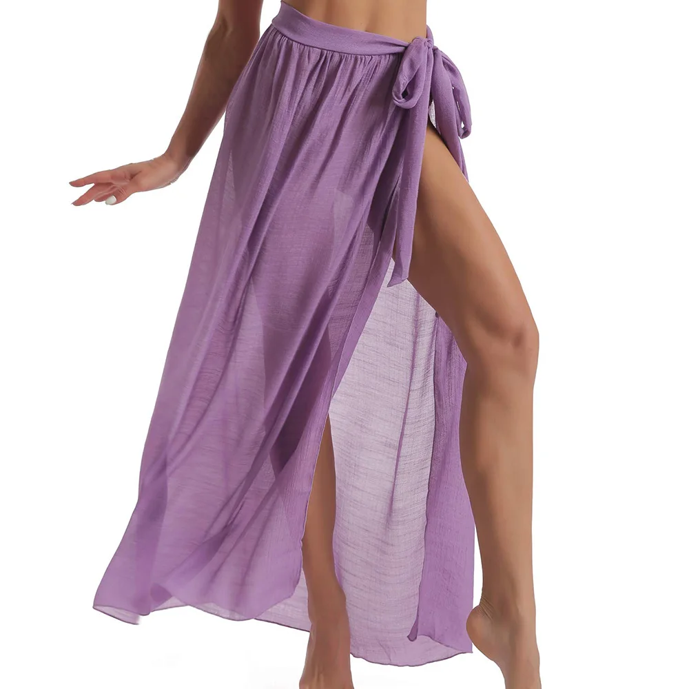 2019 накидка пляжная одежда для женщин Tessel бикини карамельный цвет купальный