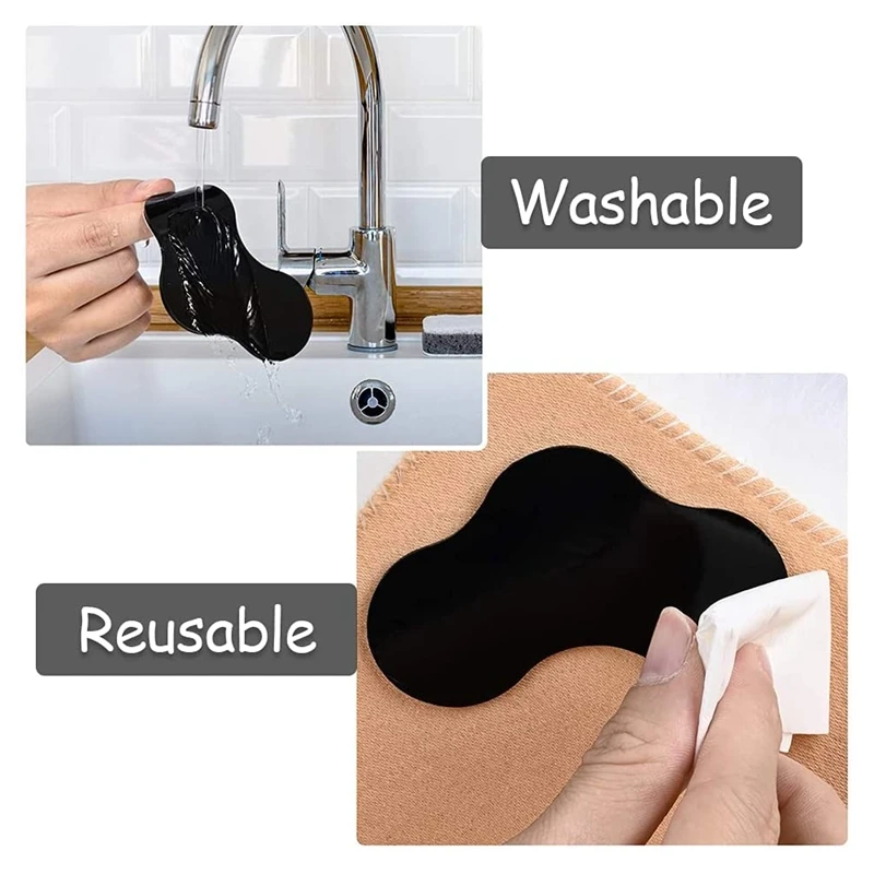 Двухсторонняя Нескользящая многоразовая подкладка для ковров не скользит