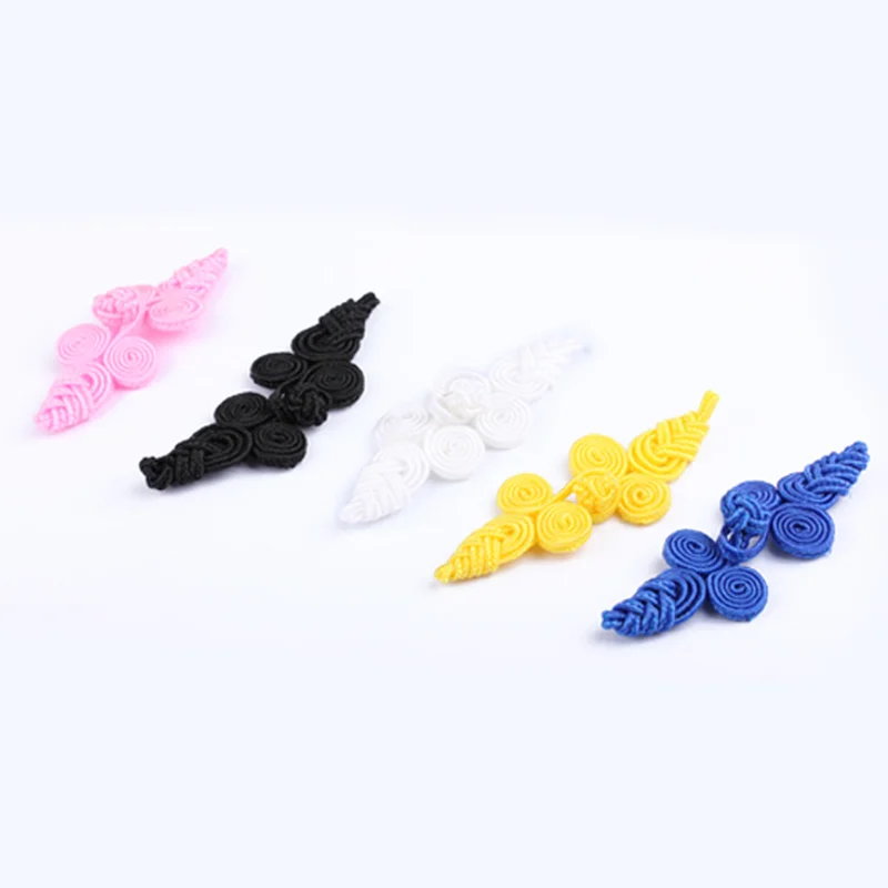 5 пар китайских пуговиц с узлом ручной работы застежка-лягушка пуговица