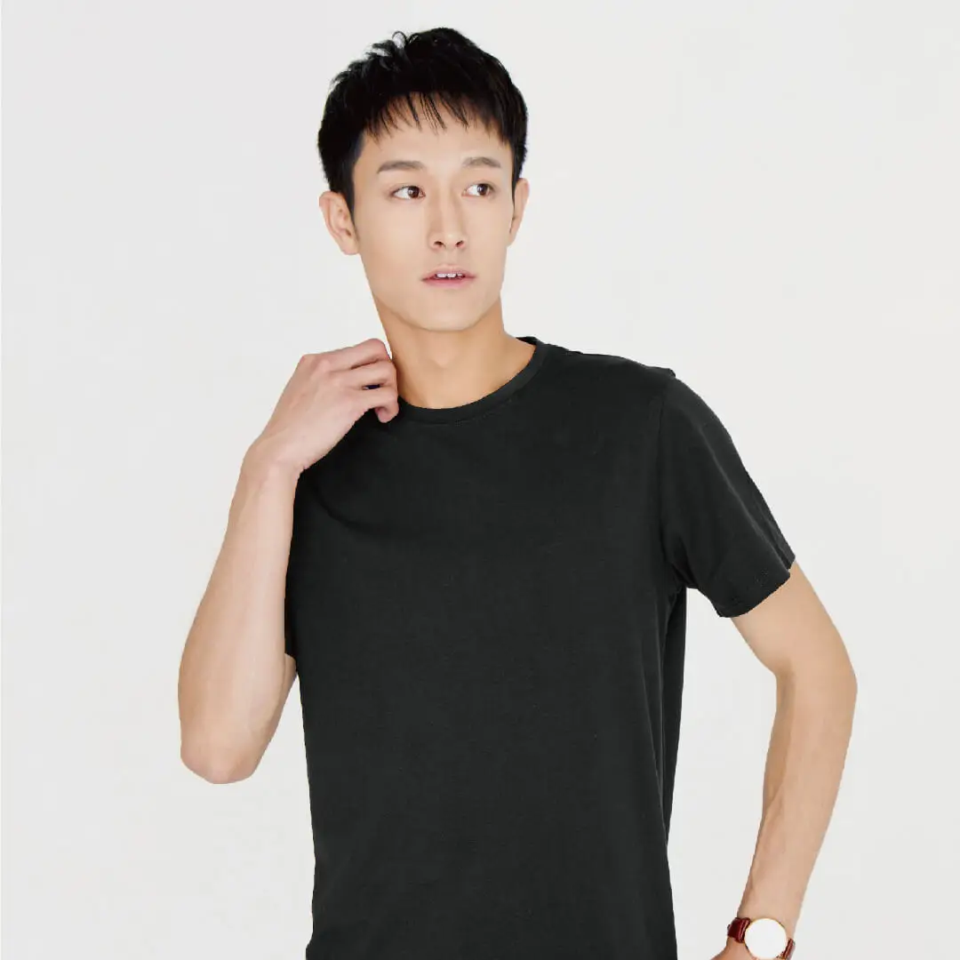 Мужская футболка Xiaomi хлопковая Удобная дышащая летняя с коротким рукавом