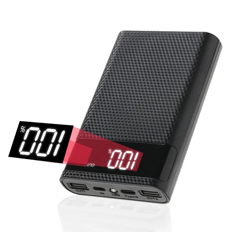 

Multicolor Plastic Power Bank DIY Kit Storage Case Box Free Welding Suit 4X 18650 Battery 5V 2A USB External Charger Smart Phone