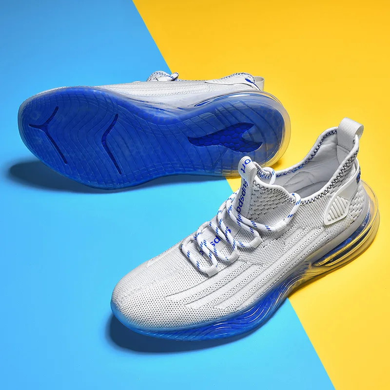 

Mesh Men Shoes Breathable Sneakers Lightweight Comfortable Breathable Walking Sneakers Air Cushion Tenis summer Trainers