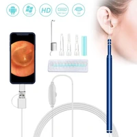 ear endoscope 3 in 1 ear cleaning tool hd visual ear spoon multifunctional earpick 5 5mm mini camera android pc ear otoscope