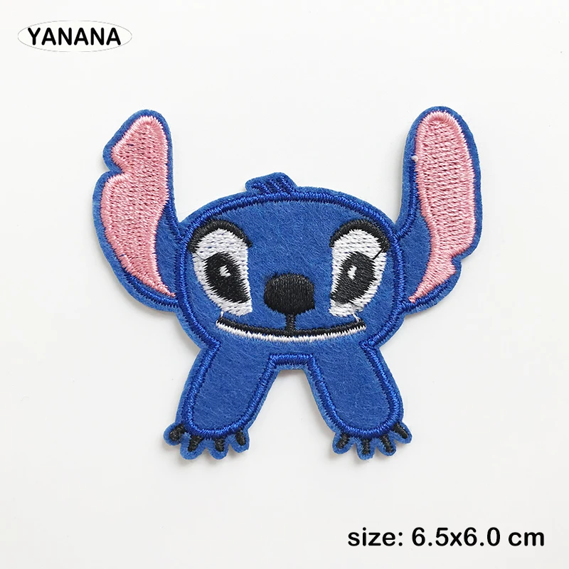 Лиса кролик Китти сова Мультяшные животные вышитые наклейки с утюгом