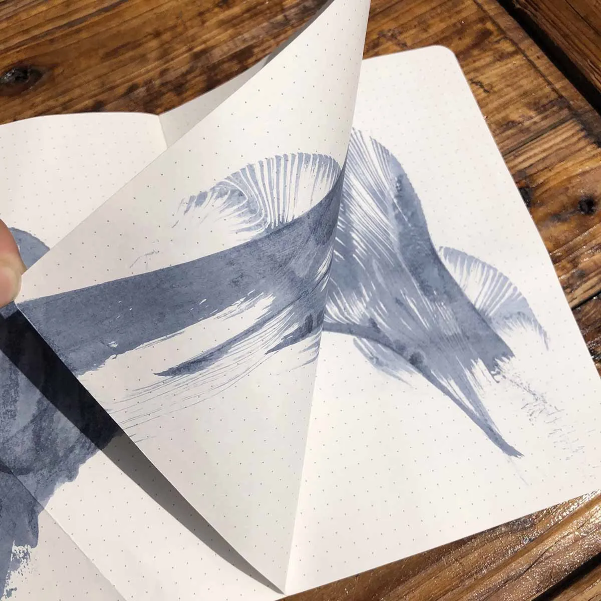 

BUKE 5X5mm Journal Dot Gird Notebook 160 Pages, Size 5.7X8.2 Inch, 160Gsm Ultra Thick Bamboo Paper DIY Bujo Planner