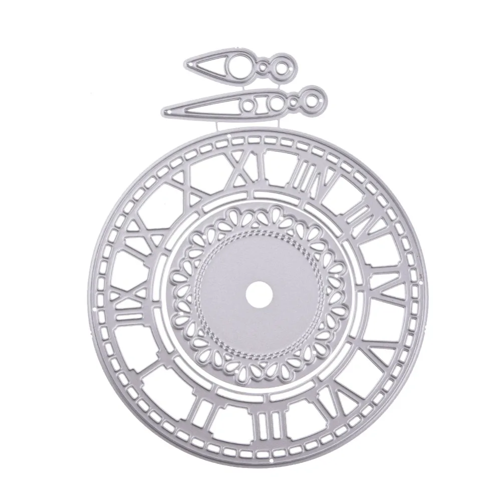 Часы металлические режущие штампы формы рамки для часов скрапбук Бумага Ремесло