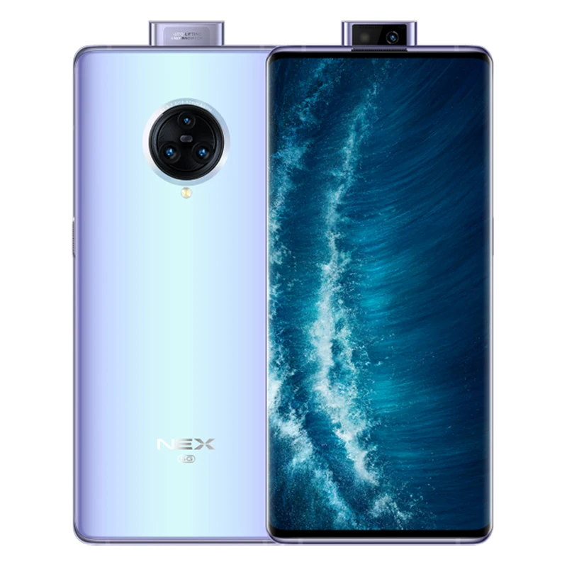 Original vivo Nex 3S Mobile Phone 6.89 inch Unbounded Waterfall Screen 12GB+256GB Snapdragon 865 Camera 64.0MP NFC Smartphone | Мобильные