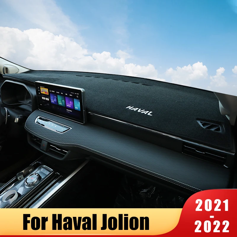 

For Haval Jolion 2021 2022 Car Dashboard Cover Mat Sun Shade Pad Instrument Panel Carpets Anti-UV Protector Interior Accessories