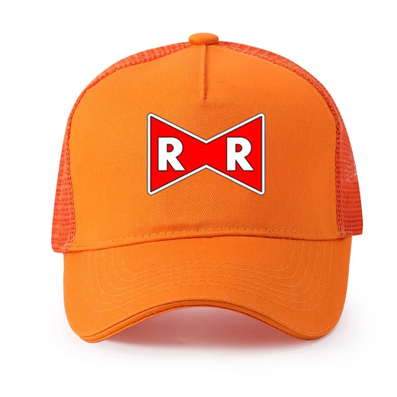 Бейсболка с красной лентой и логотипом в стиле милитари весна лето мужская