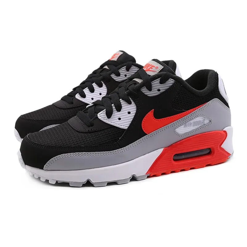 Оригинальные мужские кроссовки для бега от NIKE AIR MAX 90, новые цветные легкие Нескользящие модные Оригинальные кроссовки AJ1285