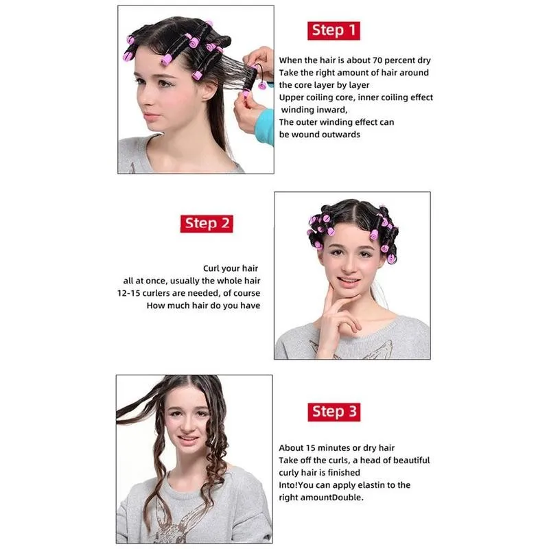 25 шт. волосы Пермь стержней короткие холодная волна стержни Пластик химическая