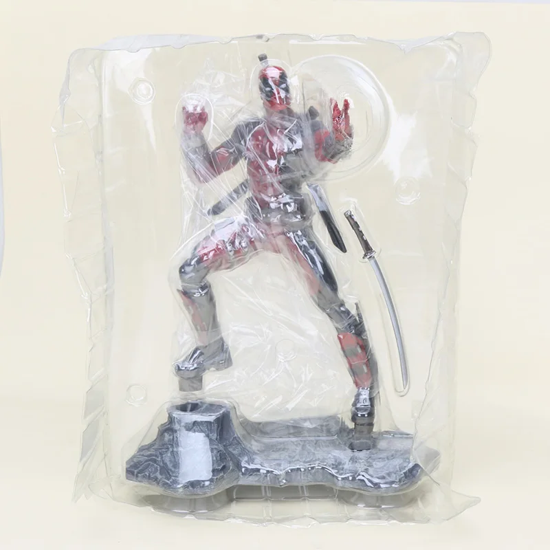 deadpool no box 22-27 см игрушки Marvel Мстители Фигурка Человека-паука Железный человек танос Марк MK47 Дэдпул Дэнверс статуя ко железная студия фигурки - Цвет: deadpool no box