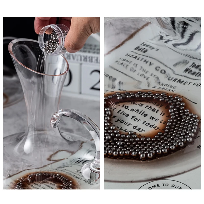 

300pcs Pack Wine Tea Stains Stainless Steel Bead Clean Wine Cup Glass Bottle Cleaning Ball Pellets Brushing Bar Tool Accessories