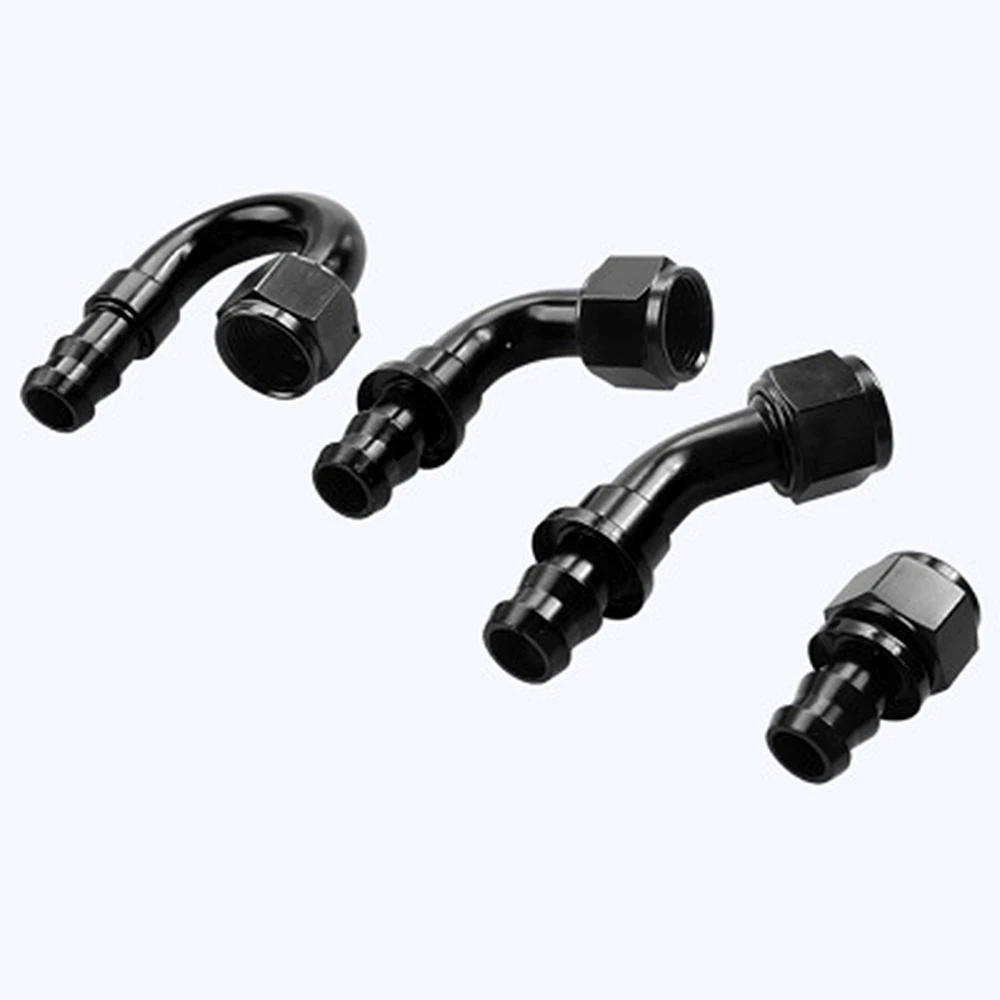 

AN12 0 degrees-180 degrees Pipe Joints Aluminum Straight Swivel Oil Fuel Fitting Adapter High Quality Hose End Fitting Car Conn