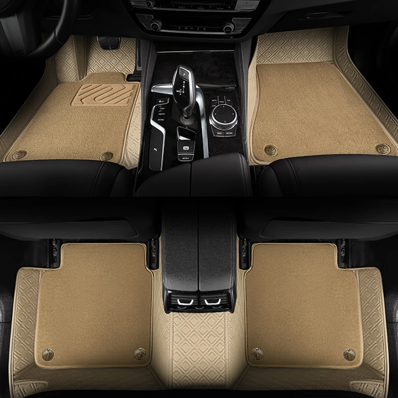 

Custom car floor mats for Haval F7 H6 F5 H4 H7 H5 H8 H9 M6 H2S H6coupe H1 H2 H3 Double foot mats auto accessories
