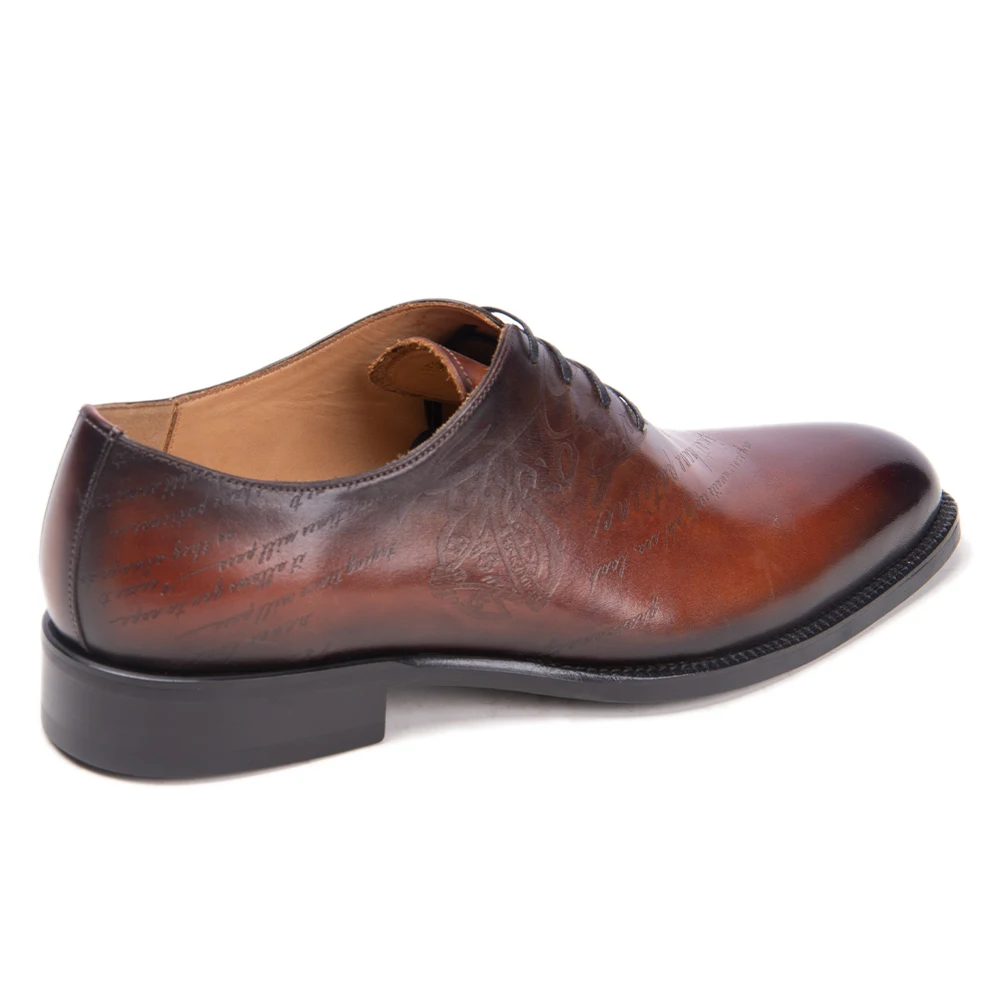 Leather Shoes Men Oxford Genuine Shoe Vintage Retro Wedding Office Fashion Formal Party Brand Luxury Mens Casual | Обувь